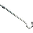 National 3/8 In. x 10 In. Zinc Hook Bolt Image 1